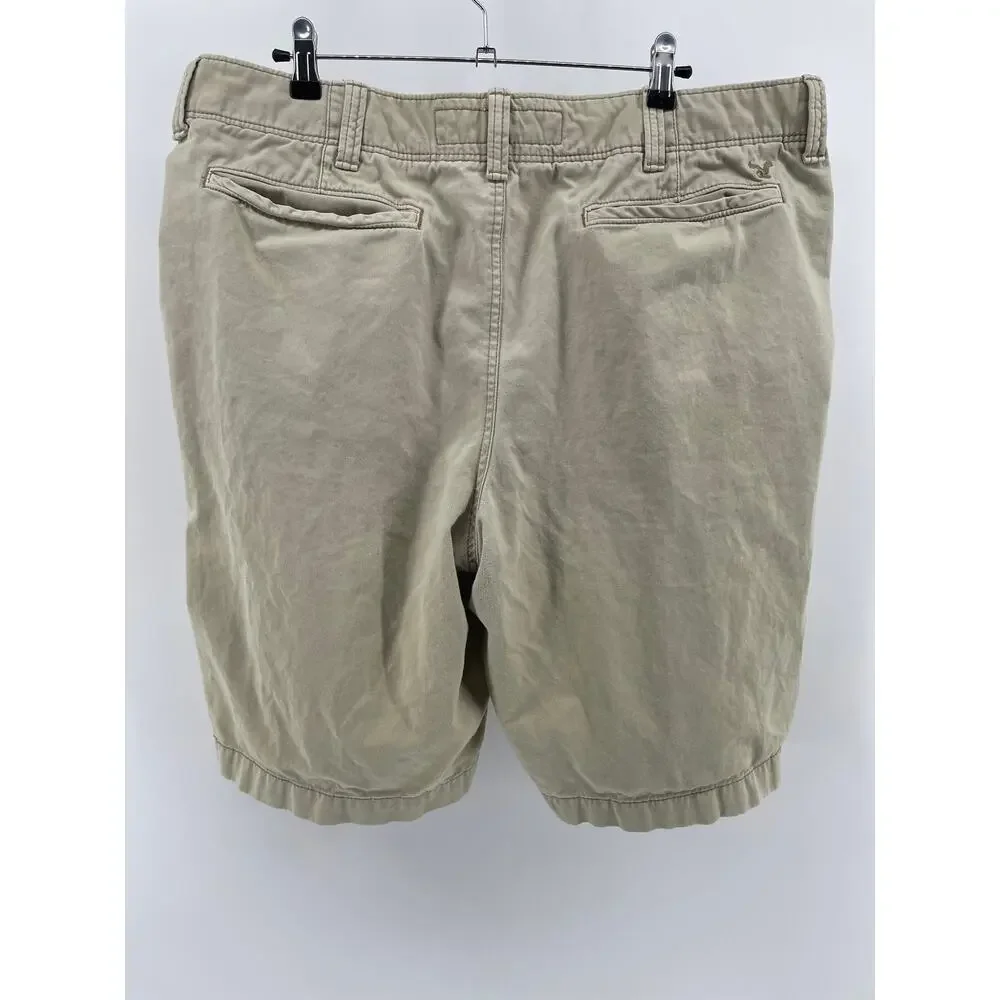 American Eagle Longboard Chino Shorts Men’s 38 Khaki Tan